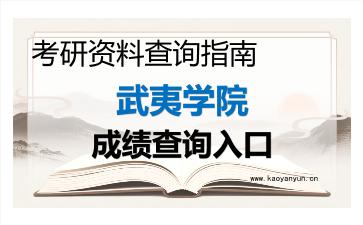 2026年武夷学院考研初试成绩查询入口指南,时间、方式与注意事项