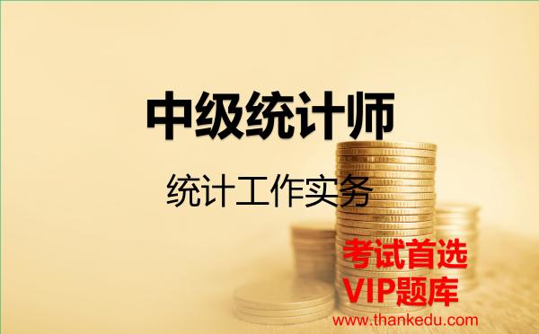2026年中级统计师《统计工作实务》VIP题库