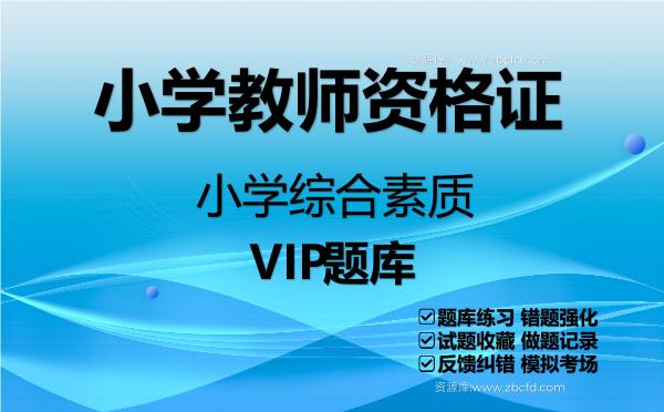 2026年小学教师资格证《小学综合素质》VIP题库