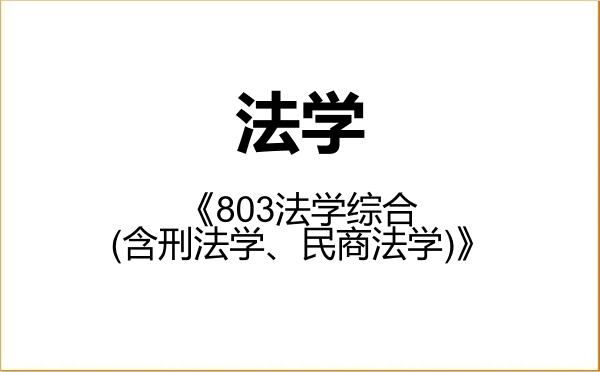 【初试】2027年河南财经政法大学030100法学《803法学综合(含刑法学、民商法学)》考研精品资料 【初试】2027年河南财经政法大学030100法学《803法学综合(含刑法学、民商法学)》考研精品资料